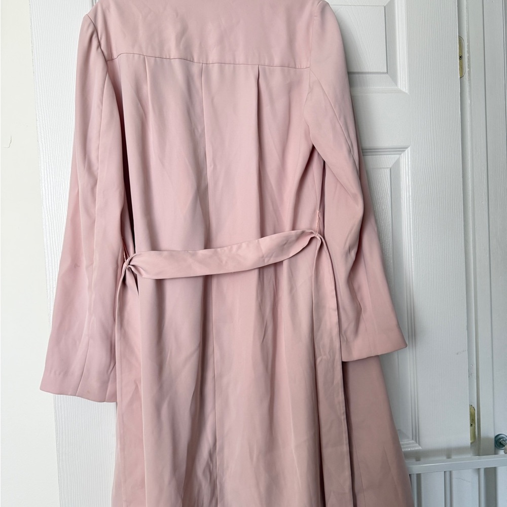 Express Pink Trench Coat